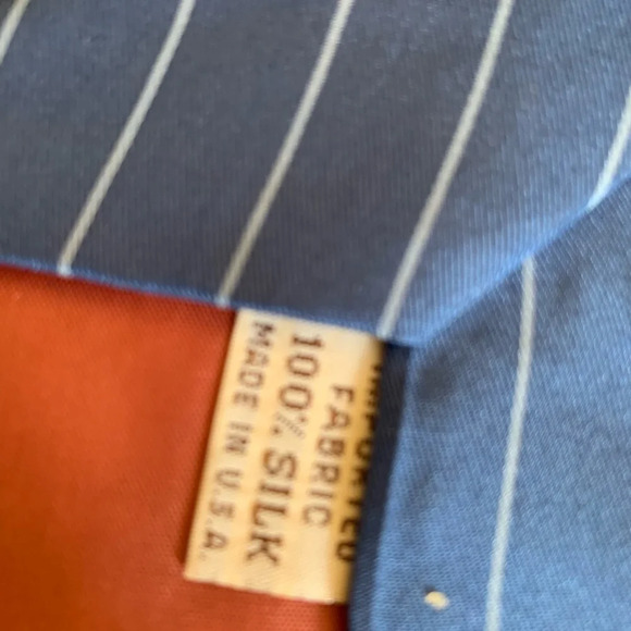 Yves saint laurent silk neck ties, vintage luxury ties, mens - Picture 7 of 8